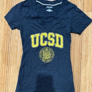 Jansport Navy Blue UCSD Short Sleeve Tee sz Small